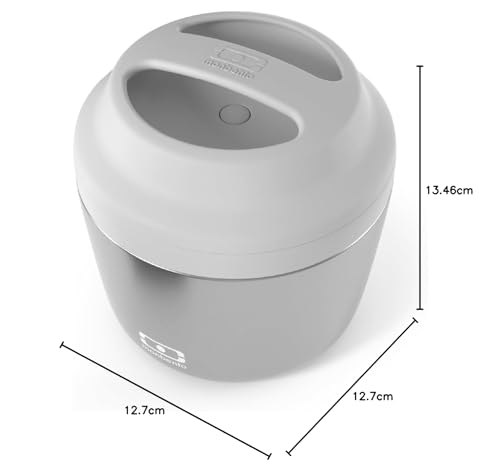 Lunch box isotherme gris monbento MB Element pour garder repas chaud