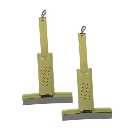 Mikinona 2piezas Mini Trapeador Portátil De Mano para Cocina y Baño Fácil De Usar Función De Limpieza Húmeda y Seca para Espacios Pequeños