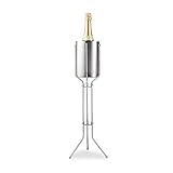 Elegante: la superficie brillante de la base es muy atractiva; accesorio de almacenamiento de vino