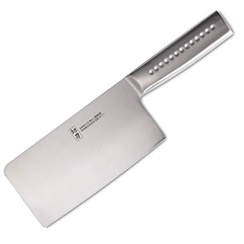 MATTSTONE HILL Vegetable Meat Cleaver 7 Inch Chinese Chefs Knife - Heavy-Duty Kitchen Cleaver Knife with Forged German High Carbon Steel - Razor Sharp with 304 Stainless Steel Ergonomic Handle