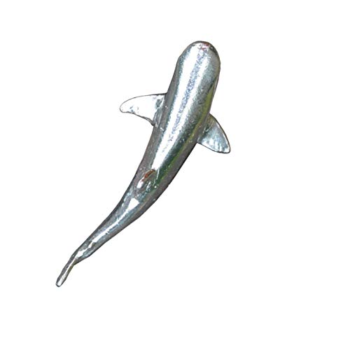 Shark Kitchen Knobs, Shark Drawer Knobs, Cabinet Knobs, Not A Real Shark Amazon, Handmade, in Fine Pewter, by William Sturt