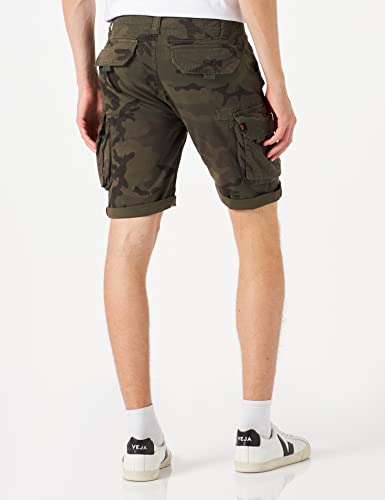 Aplha industries Crew Short Bermuda, Dark Olive