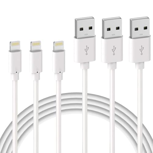 ⏳【Più Forte e Durevole】- il caricabatterie per iPhone con Cavo Ricarica iPhone MFi è 12 volte più resistente del Filo Caricatore iPhone originale, può resistere a oltre 10.000 test di flessione, è più forte, più flessibile e senza grovigli. E Cavi Lightning perché connettore per saldatura laser senza saldatura può sopportare anche 10 kg di forza esterna senza rompersi.