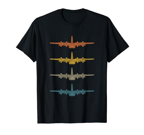 レトロ C-130 ヘラクレス ガンシップ 軍用機 ヴィンテージ C130 Tシャツ