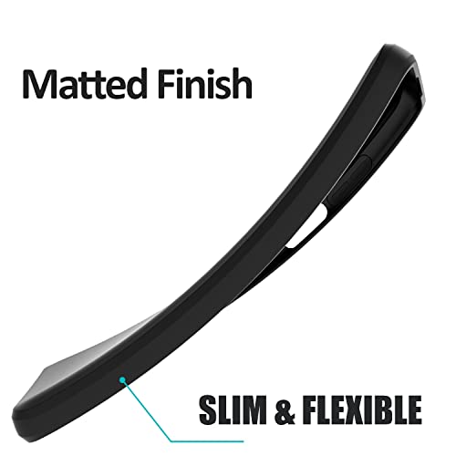 Coveron Slim Tpu Designed For Motorola Moto G Stylus 5G 2022 Phone Case, Flexible Soft Cover - Black #TOP2