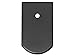 NDZ Performance Magazine Floor Base Plate for Beretta 92 & 96, 9MM .40 Cal Laser Engraved Hardcoat Anodized Aluminum in Black, Made in The USA - Plain
