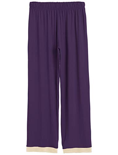 Latuza Women's V-neck Sleepwear Short Sleeves Top with Pants Pajama Set2