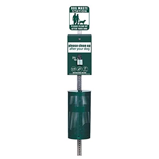 Dog Waste Station - Everything Included - Free 400 Waste Bags and 50 can Liners