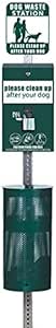 Orginal Dog Waste Station - Everything Included - FREE 400 waste bags and 25 can liners