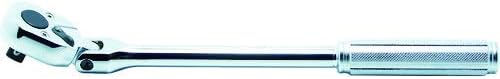 Ko-ken 3774N 3/8 Sq. Dr. Ratchet Handle 24 teeth Flexible Head Length 265mm Metal Handle