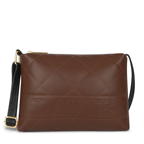 Image of Lavie Women's Quilt Jill Top Zip Crossbody Sling Bag | Ladies Purse Handbag | Gift for Women