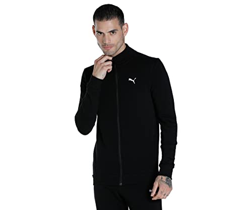 Image of Puma Men Cotton Blend Standard Length Jacket