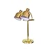 Allwin Doppellampen-Geschirrwärmer,Tragbare einstellbare Buffet-Wärmelampe,Lebensmittel 250w für Home Food Display,für Food Court, Pizza Restaurant Ausrüstung,Gold