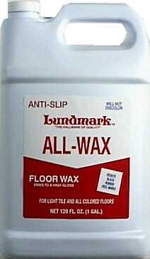 Lundmark All Wax High Gloss Anti-Slip Floor Wax Liquid 1 gal.