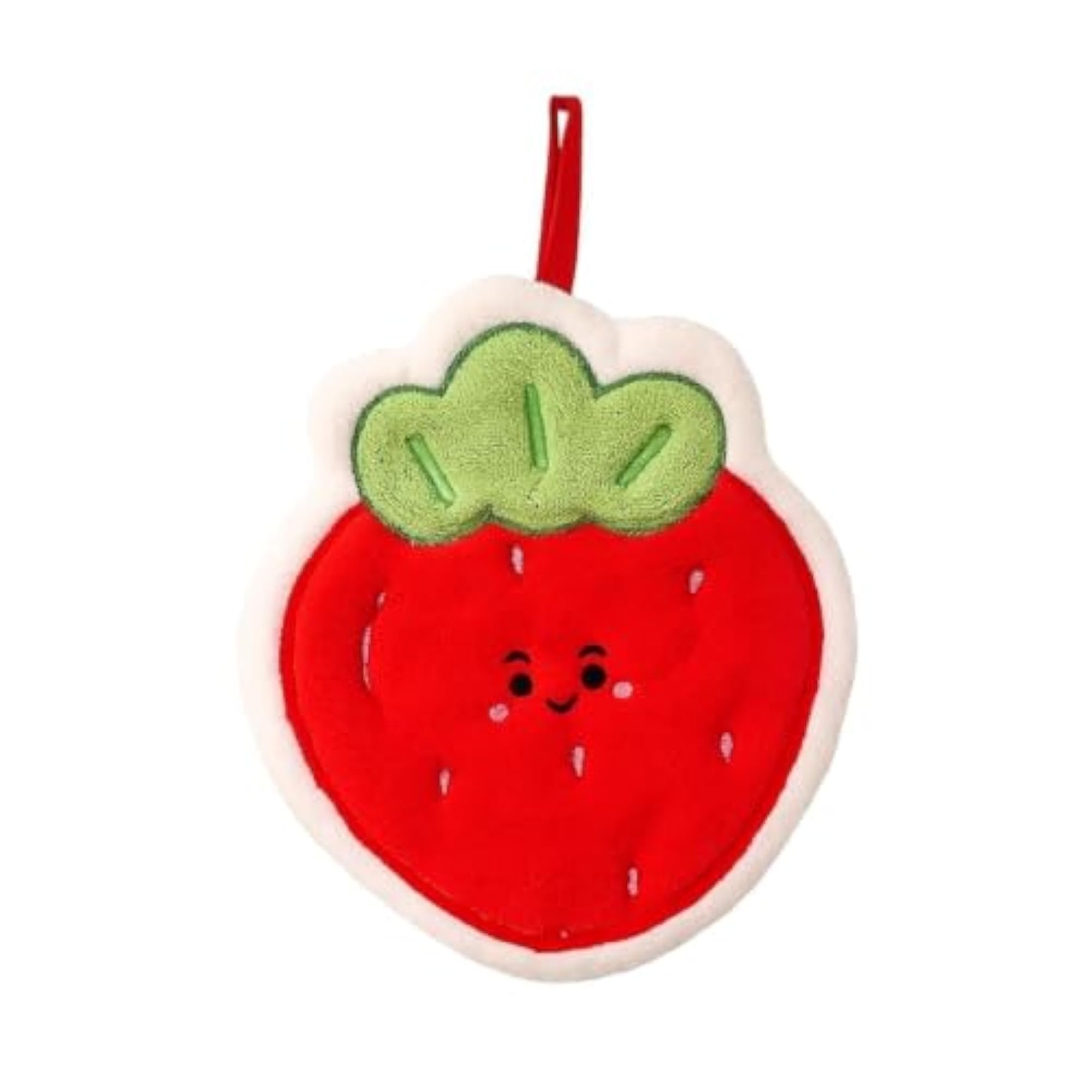 Cute Strawberry Shaped Bath Loofah Pad