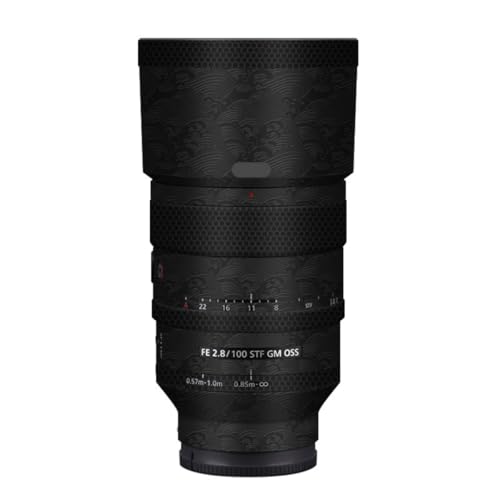 Objectif Sony FE 100mm F2.8 STF GM Macro skin autocollant vinyle film protecteur vague noir