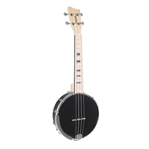 GEWA Banjo Manoa B-CO-A - Ukelele con funda, color negro