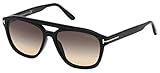 Shiny Black/Smoke Shaded Tom Ford Occhiali da Sole GERRARD FT 0776 Shiny Black/Smoke Shaded 56/16/145 uomo