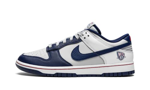 Nike Women's W Dunk Low Basketball Shoes, Fog Grey Blue Empty White, 10.5 US