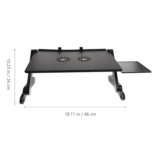 Base para portátil SEWACC de aleación de aluminio con ventiladores miniatura 2
