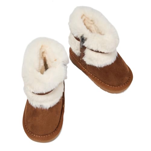 Newsonet Baby Snow Winter Boots Girls Boys Cold Weather Faux Fur Shoes 6 9 12 18 24 Months4