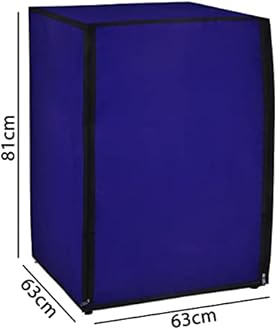 Amazon Brand - Umi. Front Load Washing Machine Cover Suitable for LG 7 Kg, 7.5 Kg, 8 Kg, 8.5 Kg, 9 Kg (63cmsX63cmsX81cms, INK BLUE)