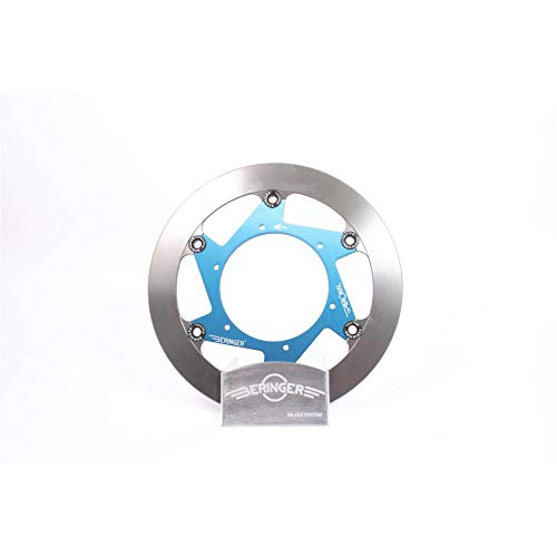 Disque de frein Beringer KT6LGBLI Aeronal inox rond bleu flottant pour routière