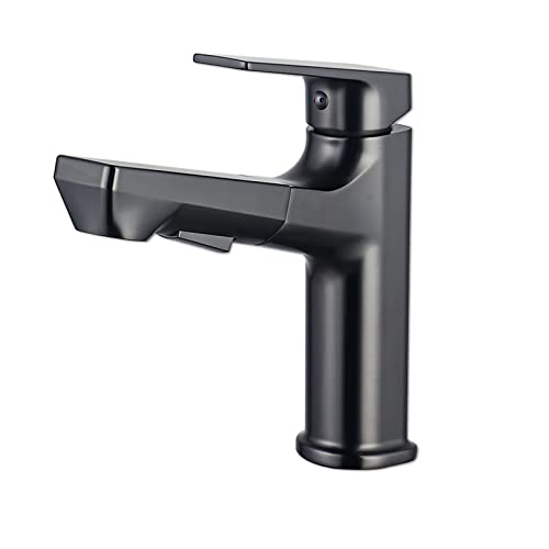 Wasserhahn Bad Grau, Waschtischarmatur Mit Herausziehbarer Brause, Waschbecken Armaturen, Armatur Bad Ausziehbar, Einhebelmischer Waschbecken, Mischbatterie Waschbecken, Badarmatur Aus Messing