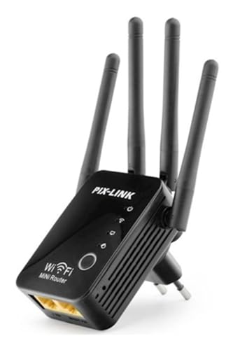 300Mbps Uzun Menzilli Wifi Genişletici 4 Harici Anten ile 2.4Ghz Kablosuz Sinyal Güçlendirici