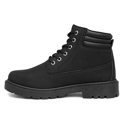 Urban Territory Bill Mens Black Lace Up Boot - Image 5