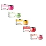 5pcs Bienen Lippenbalsam Honigtopf – Erdbeere, Wassermelone, Apfel, Kirsche und Honey Lip Balm,...
