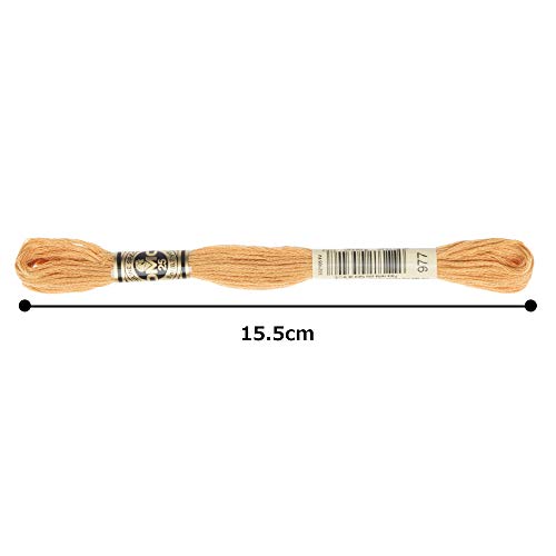 Image of DMC 6-Strand Embroidery Cotton Floss, Light Golden Brown