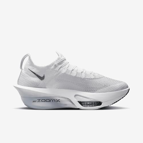 Nike Alphafly 3 Women's Road Racing Shoes (FD8315-102, White/Pure Platinum/Obsidian Mist/Gridiron) Size 83