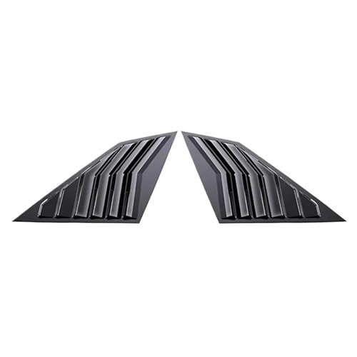 Alerón de ventana triangular para BYD Sealion 06 2024-2026 en plástico ABS negro
