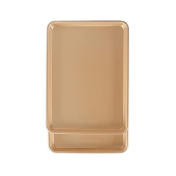 Nordic Ware 43182 Naturals Nonstick Twin Pack-Half Sheets, Aluminum