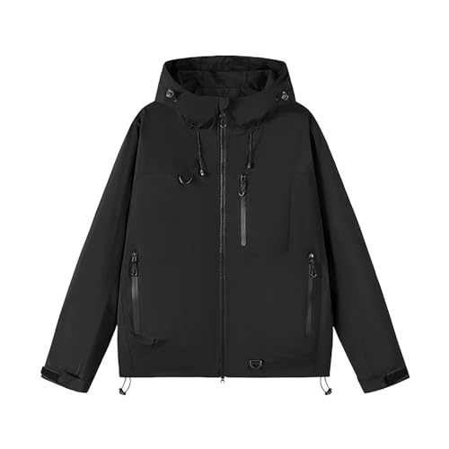 Chaquetas rompevientos para mujer impermeables y transpirables de manga larga 4