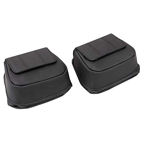 Alforjas negras para paneles inferiores de carenado con cierre magnético para Harley Touring Road Glide Street Glide Ultra Limited Electra Glide Trike Tri 2014-2023 miniatura 3