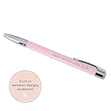 💕 Ein niedlicher Stift als Begleiter für Deinen Alltag in verspieltem Rosa - damit hast Du beim Aufschreiben Deiner Notizen, To-dos und Aufgaben ein gutes Gefühl