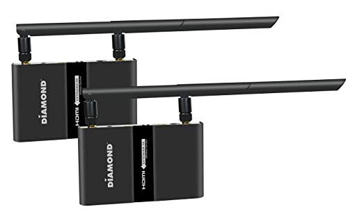 Diamond Multimedia Multi- Channel 2X2 Wireless HDMI 5GHz Kit, Stream HD 1080P Video/Audio up to 300 ft from Any HDMI Source to HDTV/Monitor/Projector (VS600), Black