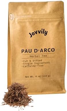 Jovvily Pau D'Arco - 4 oz - Cut & Sifted - Herbal Tea - Caffeine Free