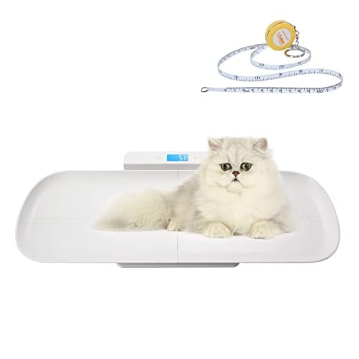 BYKAZATY Pet Scale with Tape Measure, Multi-Function Baby Scale, Infant Scale Digital Weight with Height Tray(Max: 70cm), Measure Weight Accurately(Max: 220lb), Perfect for Toddler/Puppy/Cat/Dog/Adult
