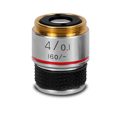 �������ώ@ 185 Achromatic Biological Microscope Objective Lens4x 10x 20x 40x 60x 100x 1pc(4X)