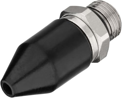 HAZET Düsen-Satz 9040-43/5, 5-teilig, 1/8 Zoll, für Ausblaspistole 9040-4 und 9040LG-3/2, inkl. langer und kurzer Gummidüse, Flächendüse und Metalldüsen