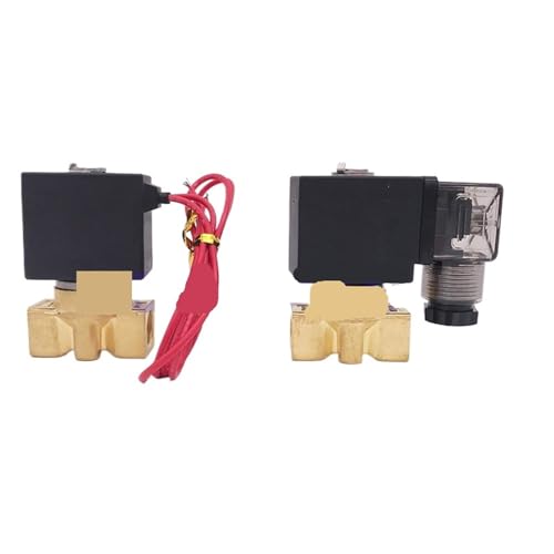 Électrovanne en laiton 110V AC normalement fermée 50 bar avec filetage 1/8 - 4