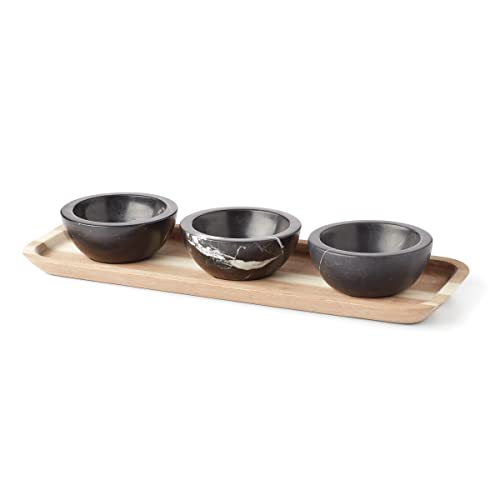 Lenox Lx Collective Tray With 3 Dip Bowls, 3.65 Lb #TOP24