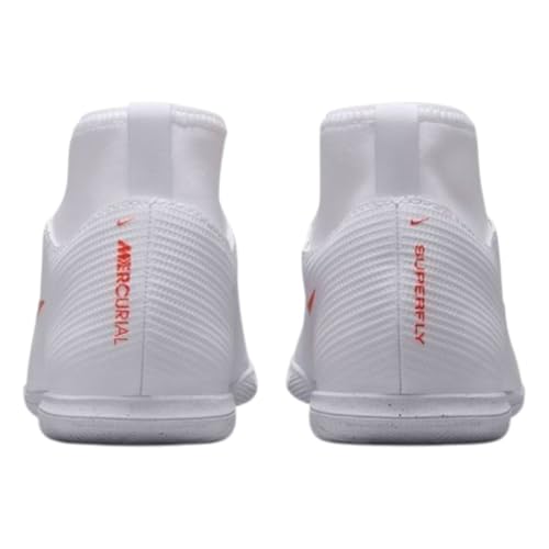 Chaussures Futsal Haut Nike Superfly 11 Club Jr blanches - vue 7
