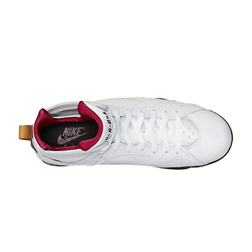 Image of Jordan mens Air 7 Retro, White /Black-cardinal Red-chutn, 10.5