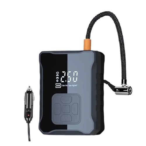 Pompe à air filaire pour pneu avec écran numérique LCD