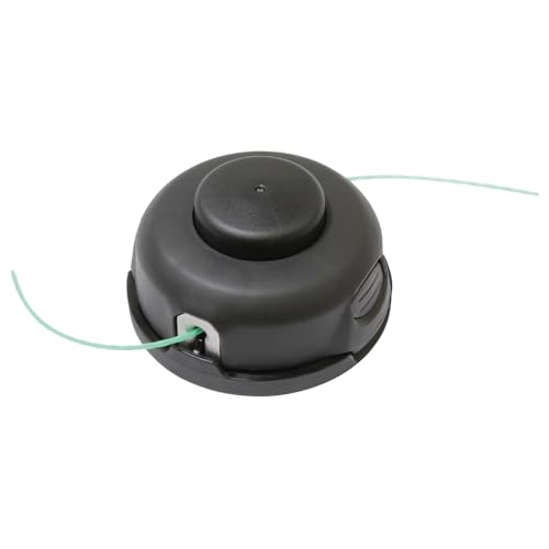 Makita 198971-4 2-Fadenkopf Tap&Go M8 x 1,25, Rechtsgewinde, mit 2,0 mm Mähfaden, 3 Meter lang, Tippautomatik, passend für Akku-Rasentrimmer DUR189