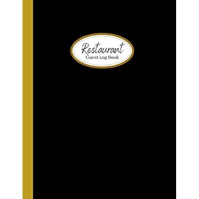 Restaurant Guest Log Book